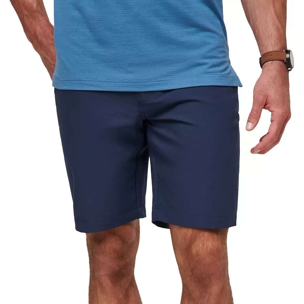 Travis Mathew Men's Wanderlust Performance Golf Shorts, w 32, Navy, 9" Inseam
